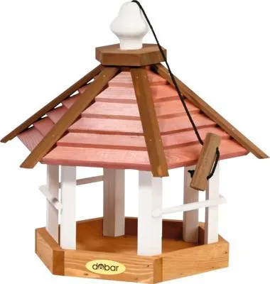 Produktbild von dobar Vogelhaus "Herbstfrüchte" 6eckig, hängend, 33,5x29x34 cm