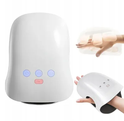 Produktbild von Handmassagegerät elektrisch mit Wärme & Kompression – Massagegerät für steife Finger & Handgelenke – Zur Entspannung & Entlastung