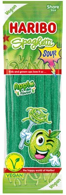 Produktbild von Haribo Spaghetti Apple sour vegan 200g