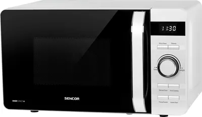 Produktbild von SENCOR SMW 5017WH Mikrovlnná trouba, LED panel s 8 snadnými programy, objem 17 l, 60minutový časovač, mikrovlnný výkon 800 W