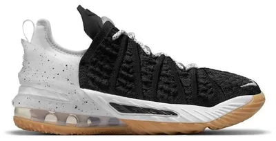 Produktbild von Nike LeBron 18 Black White Gum (GS) - EU 39