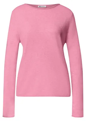 Produktbild von Street One LTD QR_rolled edge u-boat swea warm blush mel 38