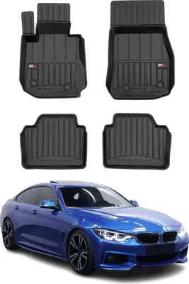 Zdjęcie produktu dla 2014-2021 BMW serii 4 F36 Grand Coupe dywaniki podłogowe TPE czarne 4 szt