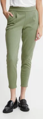 Immagine prodotto di ICHI IHKATE PIQUE PA Pantaloni da donna in felpa Pantaloni relax con vestibilità stretta ed elastica