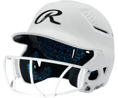 Obrázek produktu pro Helma Rawlings RX2SBMATS pro softball, reverzní design, pro dospělé, barva: bílá