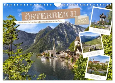 Produktbild von Österreich - Faszinierende Landschaften und historische Orte (Wandkalender 2027 DIN A4 quer), CALVENDO Monatskalender