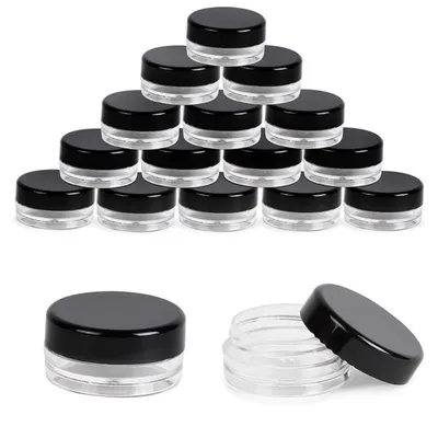 Produktbild von Cremedose Leer 10g/10ml Transparent Klein Kunststoff Tiegel
