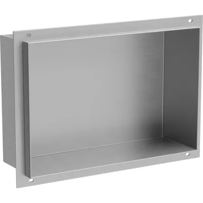 Obrázok produktu pre Mexen X-Wall-NR zapustená polica bez obruby 30 x 20 cm, inox - 1911302010