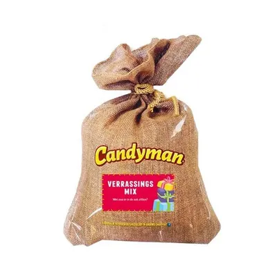 Produktbild von Candyman Surprise Mix Jutebeutel (24x50gr)