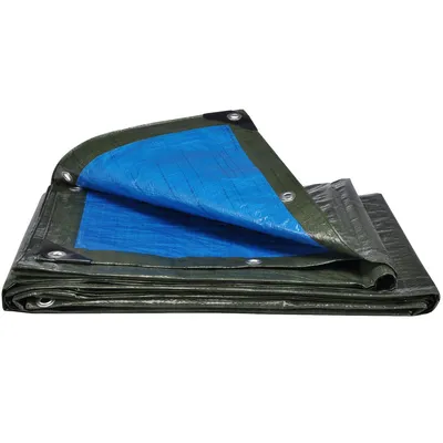 Obrázok produktu pre Plachta na drevo 6 x 1,5 m, zelená plachta s 16 očkami, plachta na vonkajšie použitie