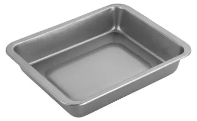 Backblech aus Kohlenstoffstahl, antihaft, 28x22x5 cm, grau