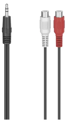 Produktbild von Hama Audio-Adapter 2-Cinch - 3,5mm-Klinke, Stereo