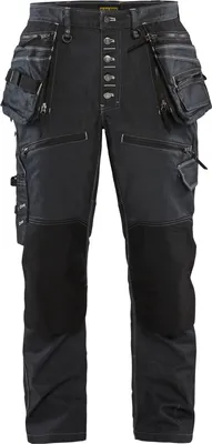 Produktbild von Blakläder Handwerker Bundhose 1999 1141 mit Stretch in zwei Farben, Farbe:marineblau/schwarz, Größe:58