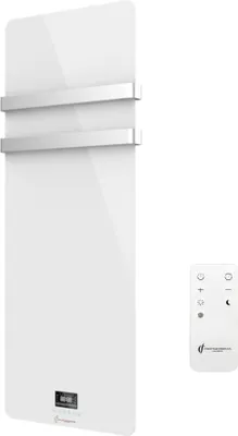 Produktbild von Elektrischer Glas-Wandhandtuchtrockner Omiros Sannover 850 W Weiß