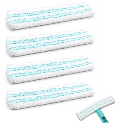 4 Ersatz-Mikrofasertücher für Fensterwischer 27 cm