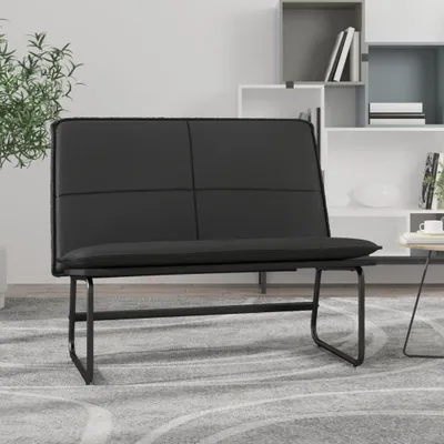 Produktbild von Möbel Sitzbank Schwarz 100x75x76 cm Kunstleder - Gartenbänke 351336