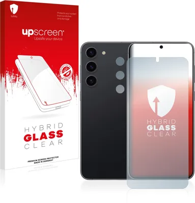 Produktbild von upscreen Schutzglas für Samsung Galaxy S23 Plus (Display+Kamera) Schutzfolie Panzer Folie Glas Display Schutz klar