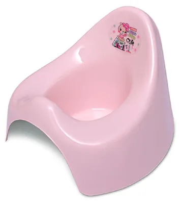 Produktbild von Lorelli Töpfchen aus unbedenklichem Kunststoff, Spritzschutz, leicht zu reinigen rosa Ballett