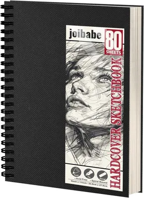Produktbild von Famanu A4 Skizzenbuch Hardcover Spiralbindung – Professionelles Zeichenpapier
