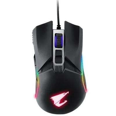 Produktbild von Gaming Maus Gigabyte AORUS M5 RGB 16000 DPI Schwarz