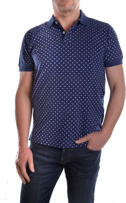Produktbild von Tommy Hilfiger Herren Polo Shirt Micro Print Regular Fit