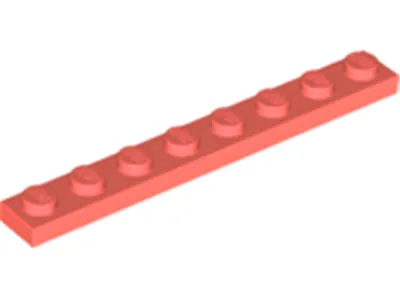 Image de Lego® 1x8 plaque 3460 - 1 pièce Corall