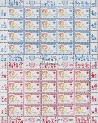Produktbild von Briefmarken UNO - New York 1979 Mi 334Klb-335Klb Kleinbogen (kompl.Ausg.) postfrisch Jahr des Kindes