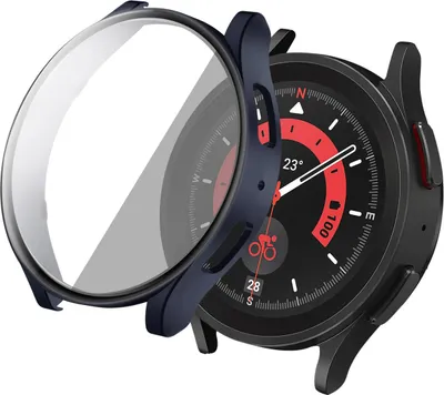 Productafbeelding van imoshion Full Cover Hardcase voor de Samsung Galaxy Watch 6 - 44 mm - Donkerblauw