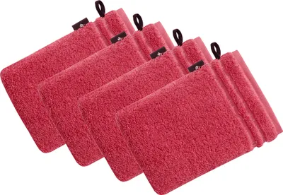 Produktbild von 4er Pack Waschhandschuh Vienna Style Supersoft von der Marke Vossen 22 x 16 cm