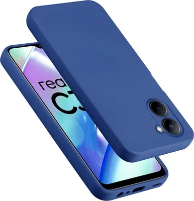 Zdjęcie produktu dla Etui Cadorabo do Realme C33 Silikonowe etui na telefon komórkowy Etui wykonane z płynnego silikonu, odporne na zarysowania i wstrząsy etui ochronne do Realme C33