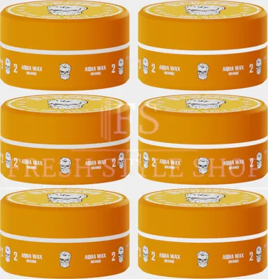 Produktbild von 6 x Bandido Haar Wax Hair Wax Haarwachs 150ml Orange Leichter Halt