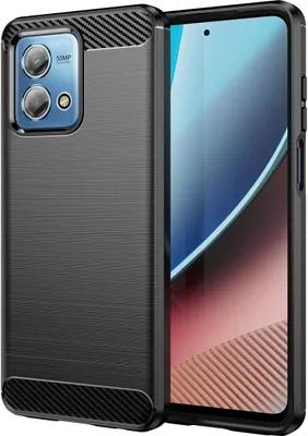 Produktbild von König Design Hülle kompatibel mit Kunststoff Soft Handyhülle - Handy Case Schwarz