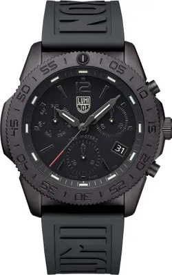 Luminox XS.3141.BO.1.SET Taucheruhr Chrono Pacific Diver Schwarz mit 2 Bändern 1