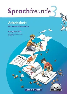 Produktbild von Sprachfreunde 3. Schuljahr. Neubearbeitung 2010. Ausgabe Süd (Sachsen, Sachsen-Anhalt, Thüringen). Arbeitsheft mit CD-ROM