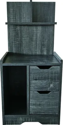 Produktbild von Nachttisch Wandschrank 84 cm hoch braun grau gefärbt