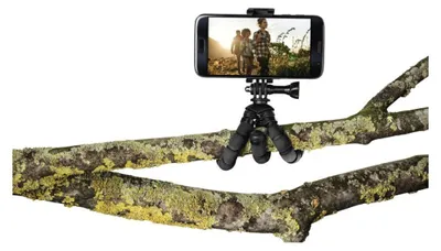 Produktbild von Hama Ministativ 'Flex' für Smartphone & GoPro, schwarz