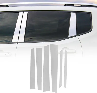 Immagine prodotto di B-pilastro porta finiture pilastro per Hyundai ix35 2009-2015 in acciaio inox argento 6pcs