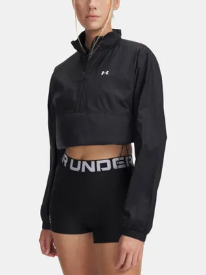 Produktbild von Under Armour Damen Ua Rival Woven Hz Anorak-Jacke 6000279-001__MD