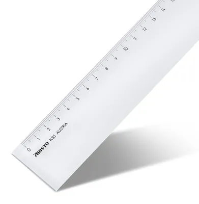 Obrázok produktu pre Pravítko 50 cm akrylové krištáľovo číre