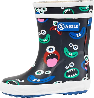 Produktbild von Aigle Baby Flac Theme Monsters schwarz/bunt-kombi Gr. 21