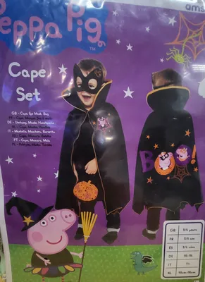 Produktbild von Peppa Halloweenkostüm, 3-6 Jahre