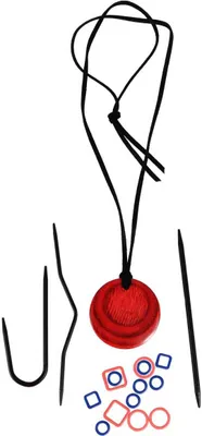 Produktbild von KnitPro magnetische Lederbändchen-Kette Cherry Berry - 35016