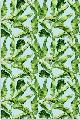 Produktbild von MuchoWow® Poster Vintage - Grün - Blätter 80x120 cm - Papierdruck