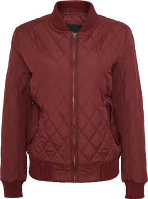 Produktbild von Urban Classics Ladies - DIAMANT BOMBER Steppjacke rubin - XS
