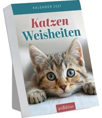 Produktbild von Abreißkalender Katzenweisheiten 2027