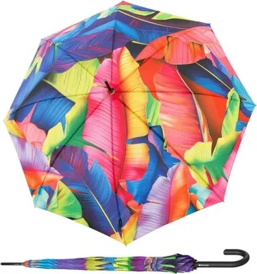 Obrázek produktu pro Knirps KNIRPS T.760 Palm Multicolor - elegantní holový vystřelovací deštník