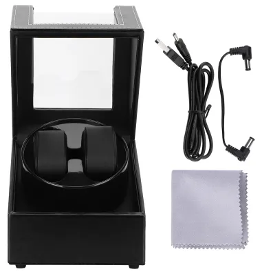 Produktbild von Automatische Uhrenbewegerbox für mechanische USB-Plugin-Vitrine im Lederstil