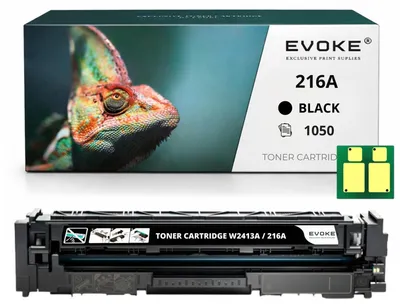Produktbild von Evoke Toner-Kompatibilkartusche für den HP-Drucker W2410A 216A, Schwarz, 1050 Seiten, kompatibel mit M155nw, M182n, M183fw
