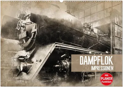 Produktbild von Dampflok Impressionen (Wandkalender 2026 DIN A2 quer), CALVENDO Monatskalender