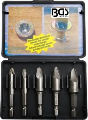 Produktbild von BGS 5282 Schrauben-Ausdreher-Set, 5-tlg.